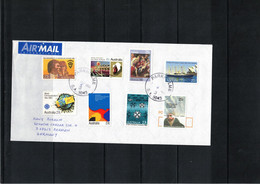 Australia 2005 Interesting Airmail Letter Mixed Postage With AAT - Otros & Sin Clasificación