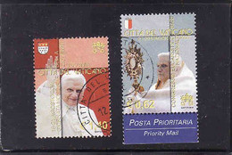 Vatican 2006, M 1558 - 1559, Pope, Used - Usados