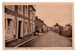 Bazoches Sur Hoene - Le Bourg - Route De Sainte Scolasse   -  Pompe A Essence - Station -  CPA ° - Bazoches Sur Hoene