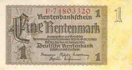 1 Rentenmark Deutsche Rentenbank 1937 UNC (I) - 1 Rentenmark