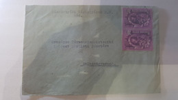 HONGRIE 1950 LETTRE AVEC TIMBRES - Hojas Completas