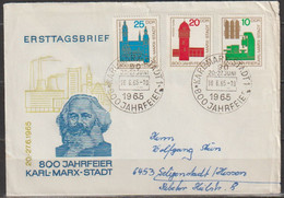 DDR 1965 Nr.1117- 1119 FDC 800 Jahre Chemnitz  (d 4592 ) Günstige Versandkosten - 1950-1970