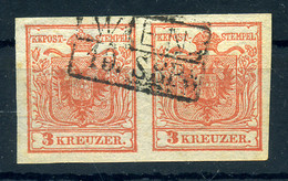 3Kr Pár, Wien - ...-1867 Voorfilatelie