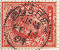 GB  - KEVII - 1907 (Feb 18) - " BUSHEY " (Hertfordshire) Thimble CDS On SG219 - Used Stamps