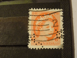 CANADA 1954 Perforé  Elizabeth II - Perforés