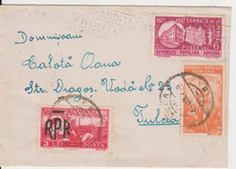 STAMP ON COVER LETTER ROMANIA 1948 - Covers & Documents