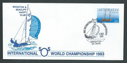 Australia 1983 Brighton Seacliff Yacht Championship Special Cover , Brighton Cds - Otros & Sin Clasificación