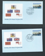 Australia 1983 Queens Birthday Special Illustrated Covers , 2 Are FDC , All With Special Yacht Cds - Altri & Non Classificati