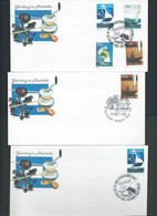 Australia 1981 Yachting Set Of 4 On FDC , 4 Singles On FDC (one Private) + 2 Covers Special Postmarks - Autres & Non Classés