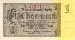 Deutschland 1 Rentenmark 1937 AU/EF (II) - 1 Rentenmark