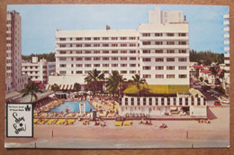 SANS SOUER HOTEL MOTEL INN MIAMI BEACH FLORIDA RES CITY USA UNITED STATES CARD ANSICHTSKARTE CARTOLINA POSTCARD PC STAMP - San Jose