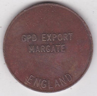 Jeton Token GPD EXPORT MARGATE ENGLAND, En Laiton - Monetary/Of Necessity