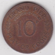 Jeton Token GRAND PIER 10 PENCE WESTON-S-MARE, En Laiton - Monetari/ Di Necessità