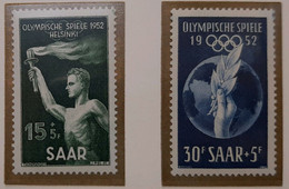 Sarre - 1952 Helsinki  Olimpic Games / Sports / Giochi Olimpici - Set MH - Summer 1952: Helsinki