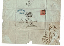 CTN64 - SUISSE HELVETIA ASSISE 10c LSC BALE / GENEVE 12/10/1868 - Otros & Sin Clasificación