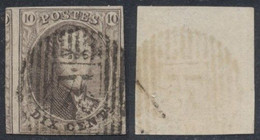 Médaillon - N°10 Margé + Voisin Obl D75 "Annevoye" / Distribution. - 1858-1862 Medaillen (9/12)
