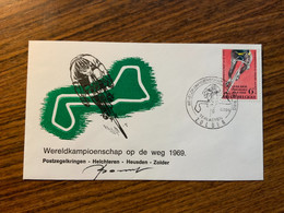 COB 1498 Brief Lettre Wielrennen Cyclisme Zolder Terlaemen 1969 - Andere & Zonder Classificatie