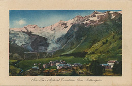 Saas Fee Alphubel Taeschhorn Dom Sudlenzspitze  Edt Charnaux  Hand Colored - Saas-Fee