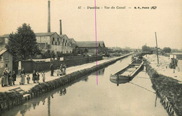 Pantin * Péniche Batellerie * Vue Sur Le Canal * Barge Chaland Péniches - Pantin