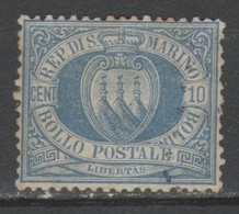 San Marino 1877 - Stemma 10 C.         (g6960) - Used Stamps