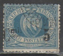 San Marino 1892 - Stemma 5 Su 10 C.         (g6965) - Usados