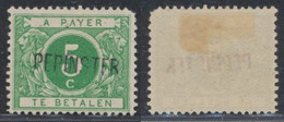 Taxe - TX12A* Fine Charnière (MH) + Surcharge PEPINSTER - Stamps