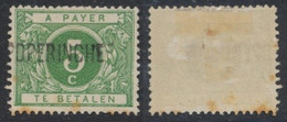 Taxe - TX12A* Fine Charnière (MH) + Surcharge POPERINGHE - Stamps