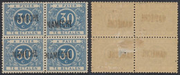 Taxe - TX15A En Bloc De 4* Fine Charnière (MH) + Léger Aminci. - Stamps