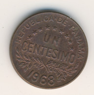 PANAMA 1968: 1 Centesimo, KM 22 - Panama