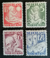 Nederland/Netherlands - Nrs. 232 T/m 235 Kinderzegels 1930 (postfris Met Plakker) - Other & Unclassified