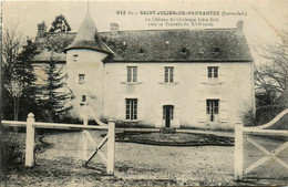 St Julien De Vouvantes * Vue Sur Le Château De Chalonge * Côté Est - Saint Julien De Vouvantes