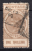 Australia South Australia 1902-4 1/- Brown Longtype, P. 11½x12½, Used, SG 275 - Used Stamps