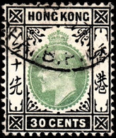 Hong Kong 1904 SG84 30c Dull Green And Black Wmk Mult Crown CA P14 Cds Cancel - Other & Unclassified