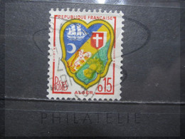 VEND BEAU TIMBRE DE FRANCE N° 1232 , ROUGE DECALE !!! - Used Stamps