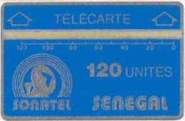 SENEGAL : SEN03 120 U No Notch 2/4 Mm Blue MINT - Sénégal