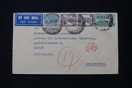 INDE - Enveloppe De Ajmer Pour La Suisse En 1957 - L 82930 - Lettres & Documents