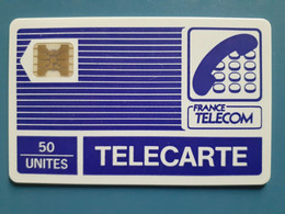 Py17 SC4ob 50 Unités Logo France Telecom Impression Fine N°7821 Impact En Bas à Droite Puce Ajourée - Pyjamas'