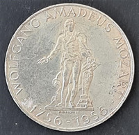 AUSTRIA 1956 - 25 Schilling - Silver - 200th Anniversary Birth Of Wolfgang Amadeus Mozart - Oesterreich