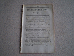 Napoléon 1813:Compte Molé & Duchesse De Frioul; Chabeuil,Drôme & Torrent De La Véore; Legs Cornas,Chateaubourg - Décrets & Lois