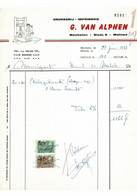 VP FACTURE BELGIQUE 1963 (V2030) DRUKKERIJ IMPRIMERIE (1 Vue) G VAN ALPHEN - MECHELEN Biest, 6 - Imprimerie & Papeterie