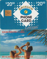 241/ Bahamas; P7. Beaching, Hand Silver CN 7 Digits, Chip GEM 1B.1, With Transparent Logo, 7.000 Ex. - Bahamas