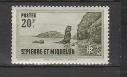 St Pierre Miquelon 1938   N° 188  Neuf X - Unused Stamps