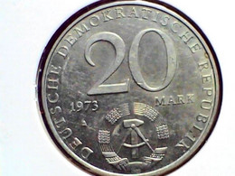 Germany Democratic Republic 20 Mark 1973A KM 47 - 5 Marchi