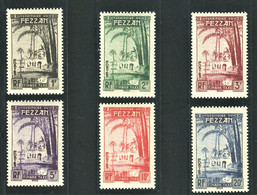 FEZZAN 1950  SEGNATASSE  6 V. SASSONE N. 1/6 ** MNH - Fezzan & Ghadames