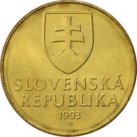 Monnaie, Slovaquie, 10 Koruna, 1993, TTB+, Aluminum-Bronze, KM:11 - Slovaquie