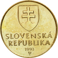 Monnaie, Slovaquie, Koruna, 1993, TTB, Bronze Plated Steel, KM:12 - Slovakia