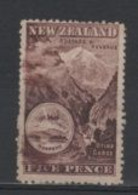 (SA0896) NEW ZEALAND, 1902 ("First Pictorials". 5 P., Otira Gorge). Perf. 14. Mi # 106C. MH* Stamp (no Gum) - Nuovi