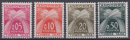 ANDORRE : SERIE TAXE COMPLETE N° 42/45 NEUVE **/* GOMME SANS OU AVEC CHARNIERE - Other & Unclassified
