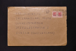 HONG KONG - Enveloppe Pour La Suisse En 1953 - L 83088 - Covers & Documents