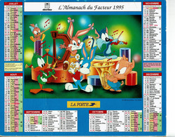 1995 - BUNNY ET SES AMIS - Almanachs Oberthur - Grossformat : 1991-00